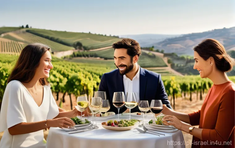 이스라엘의 주요 와인 생산지 - **Prompt:** A dynamic composite image or a triptych illustrating the diverse terroirs of Israel's wi...