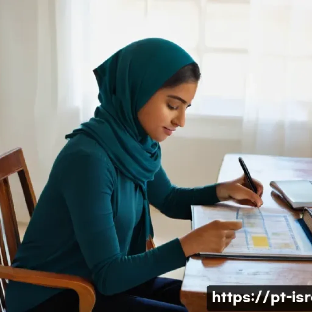 이스라엘 이집트 국경 여행 팁 - The Magic of Preparation**
    "A serene, well-lit indoor scene. A young adult woman, dressed in mod...