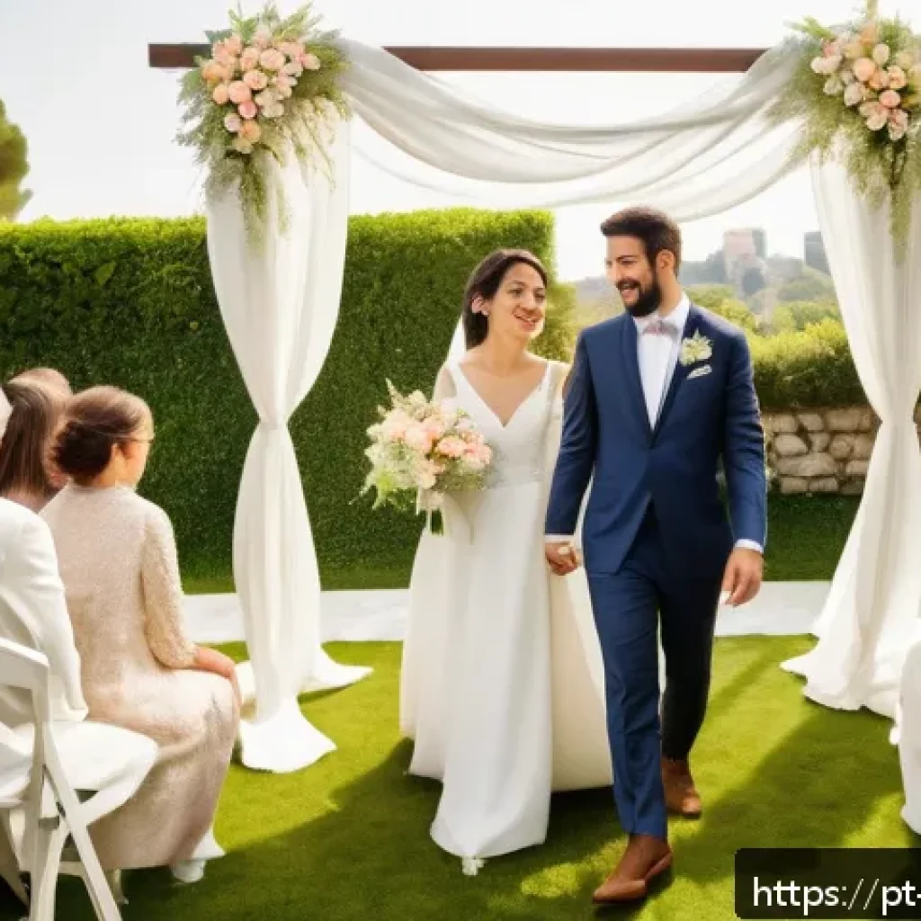 이스라엘 전통 결혼식과 현대화의 결합 - A modern Jewish wedding scene featuring a groom breaking a personalized glass wrapped in a white lin...
